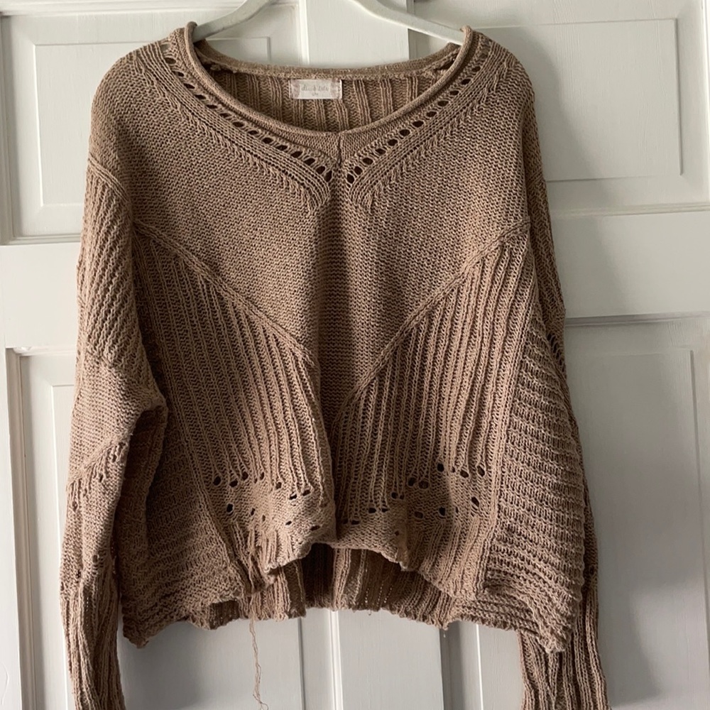 Brown altar’d state sweater